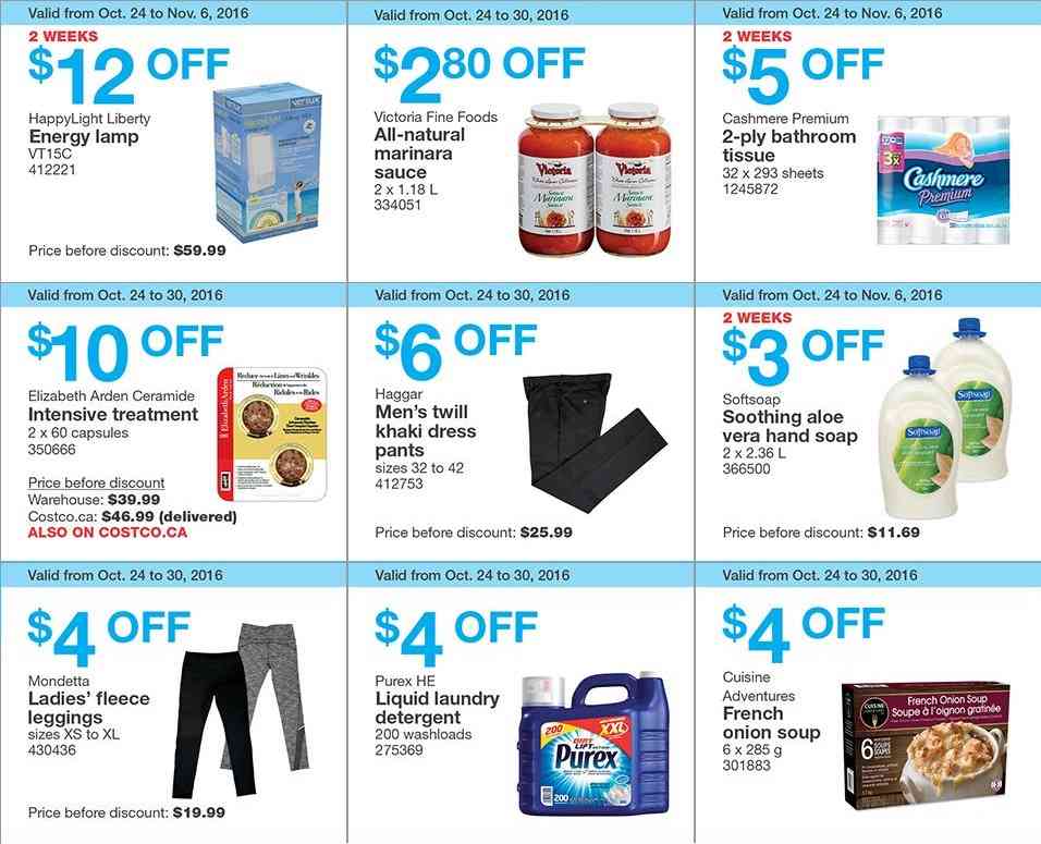 Costco Flyer October 24 30 2016