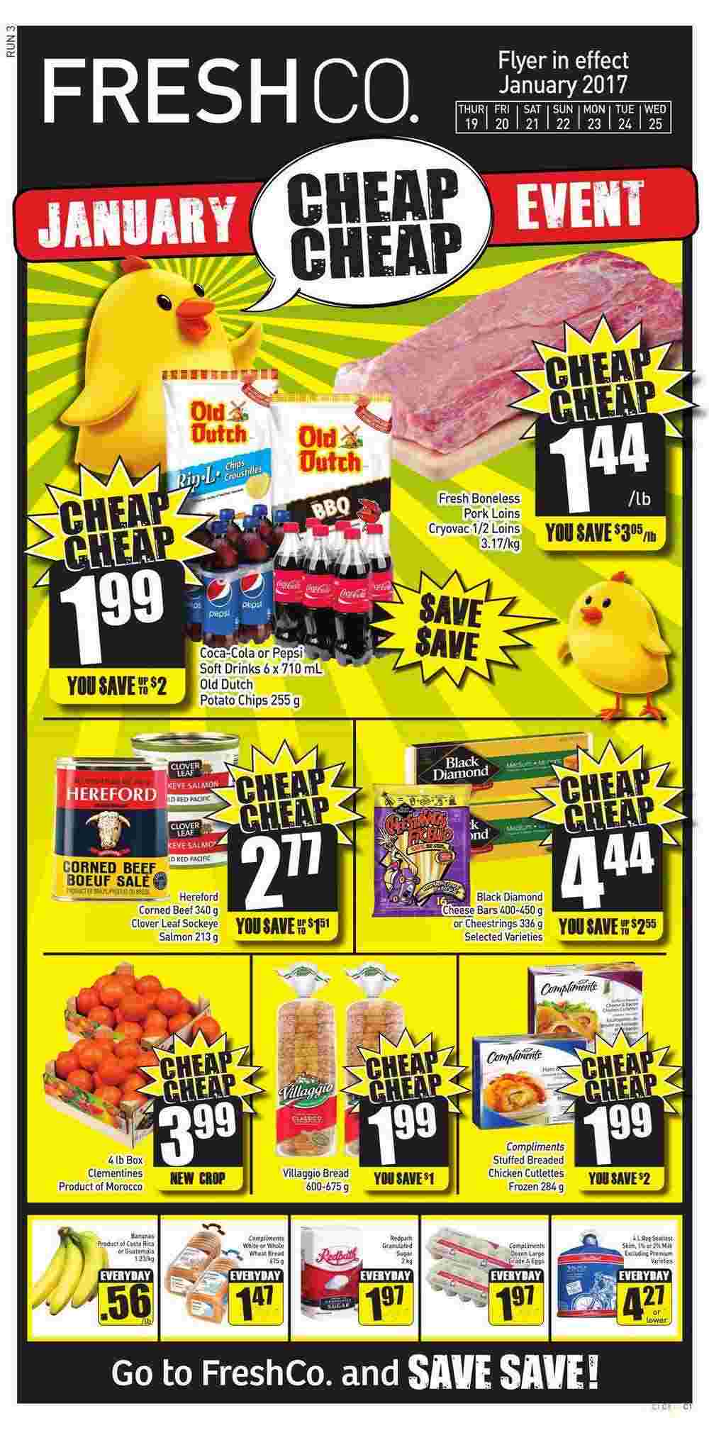 Freshco Flyer January 19 - 25 2017