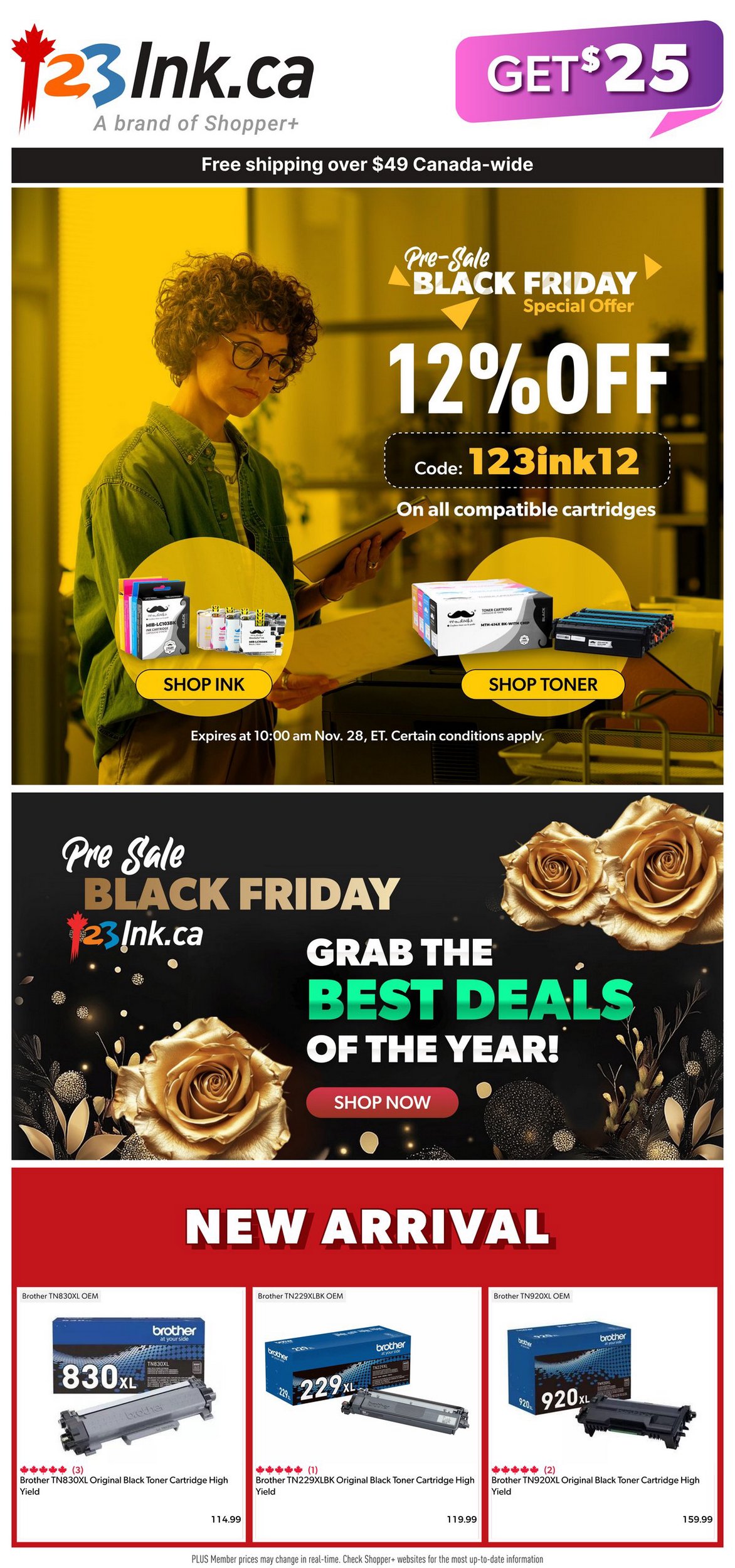 123ink Flyer Black Friday November 26 December 3 2024