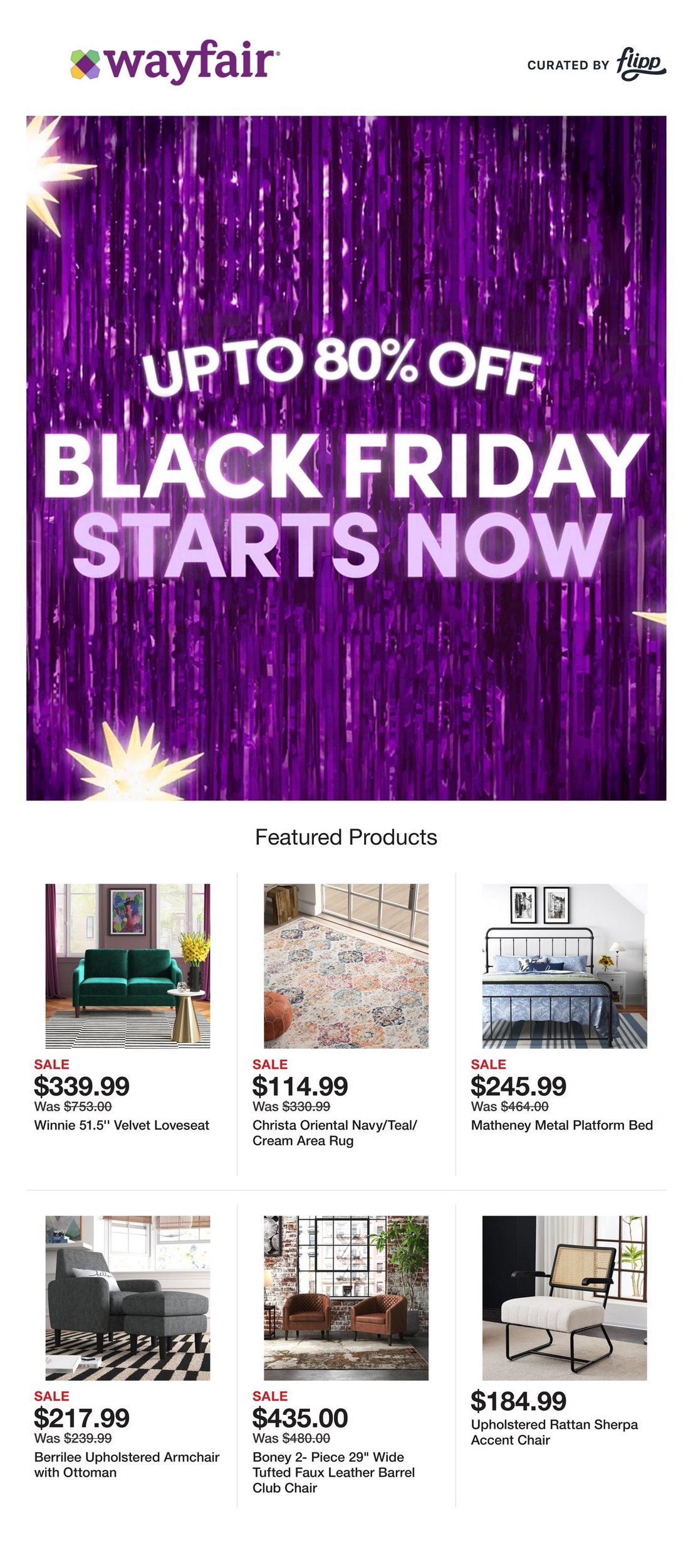 Wayfair Flyer Black Friday November 26 December 2 2024