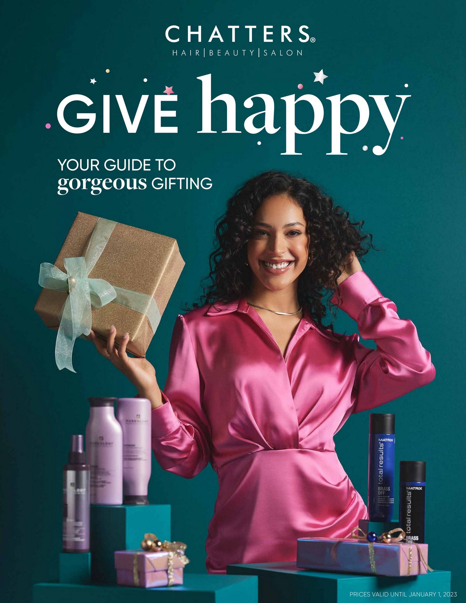 Chatters Salon Gift Guide December 1 - January 2 2023