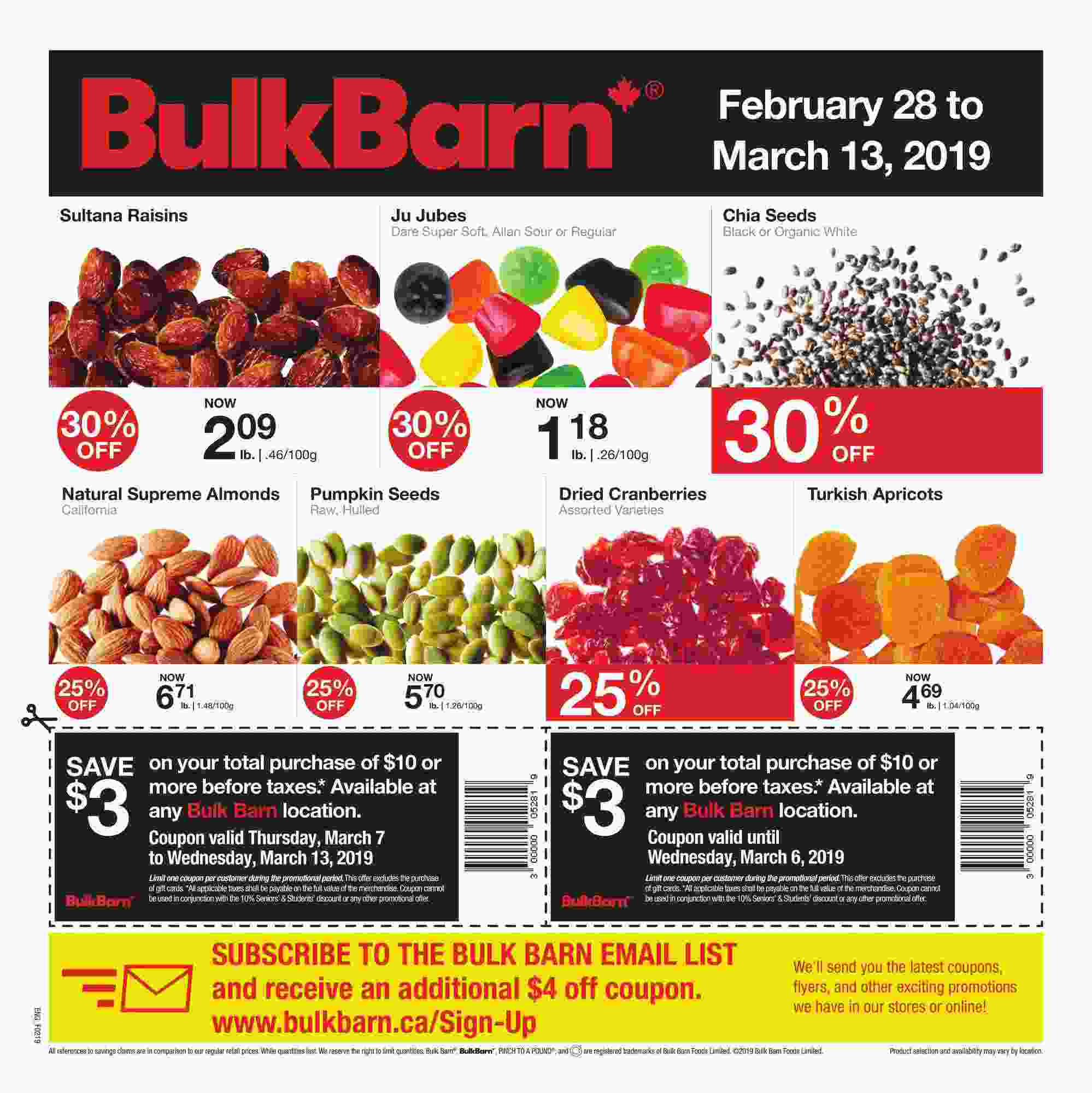 Bulk Barn Flyer On February 28 March 13 2019