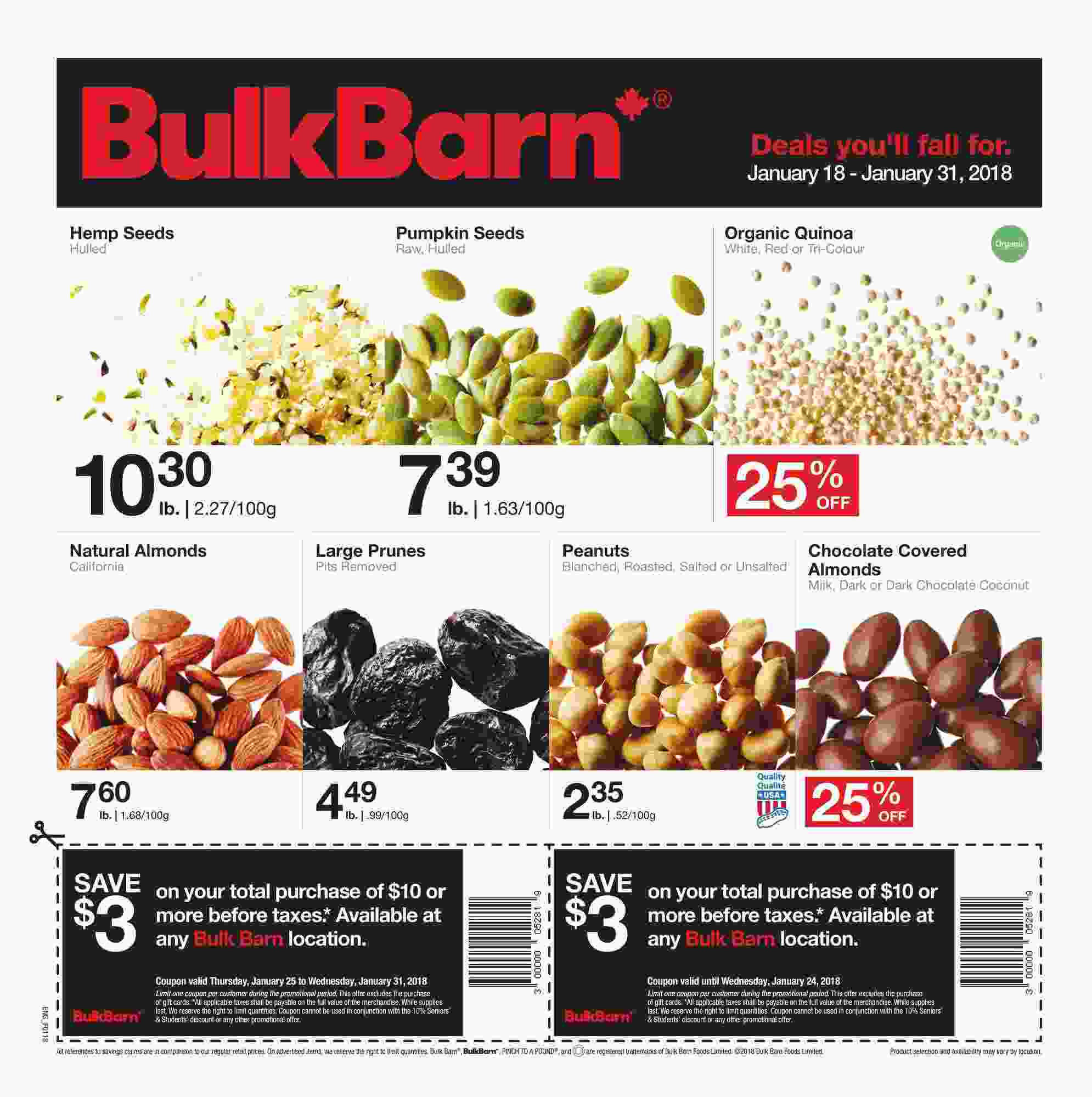 Bulk Barn Flyer On January 18 31 2018