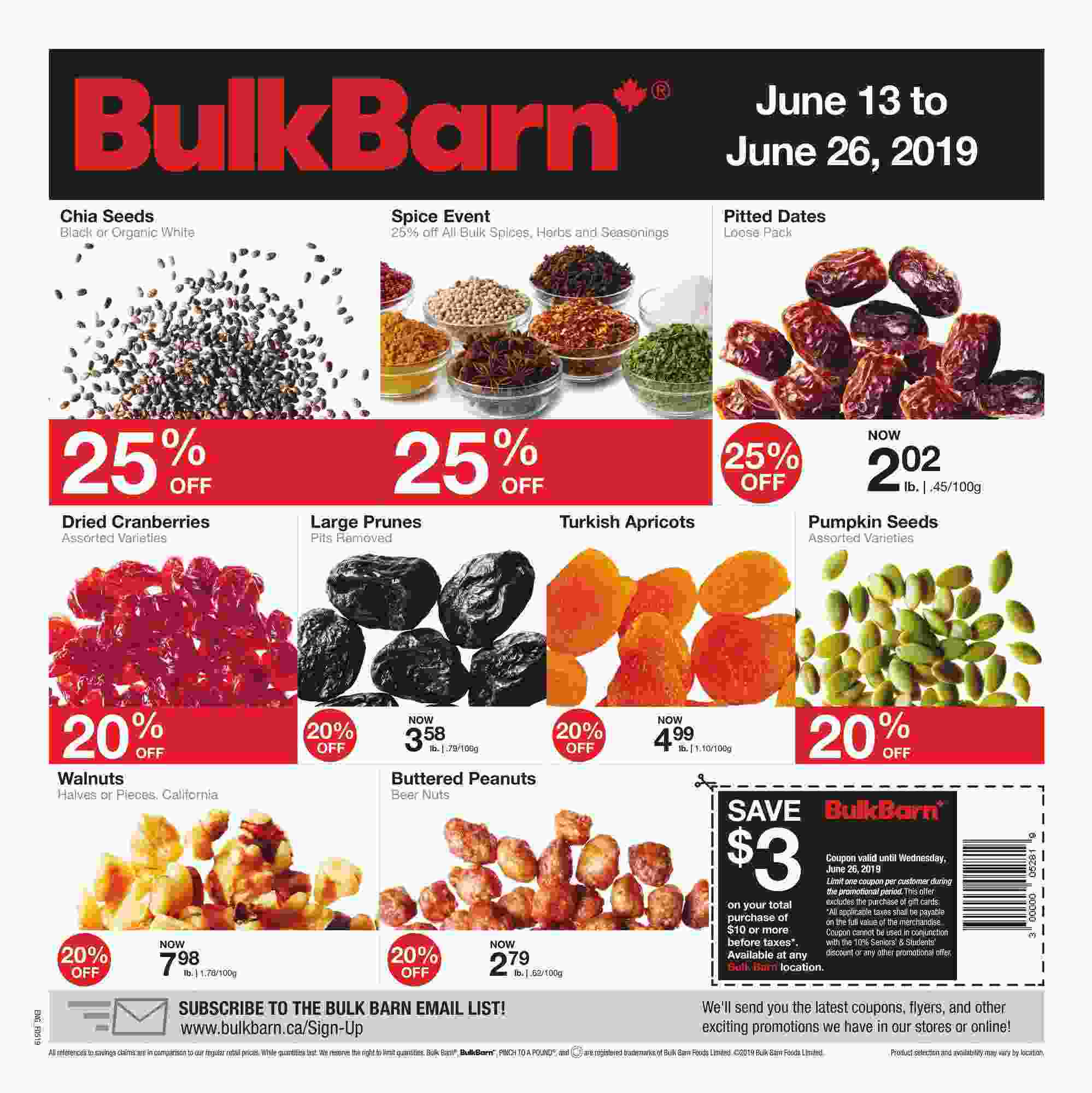 Bulk Barn Flyer On June 13 26 2019