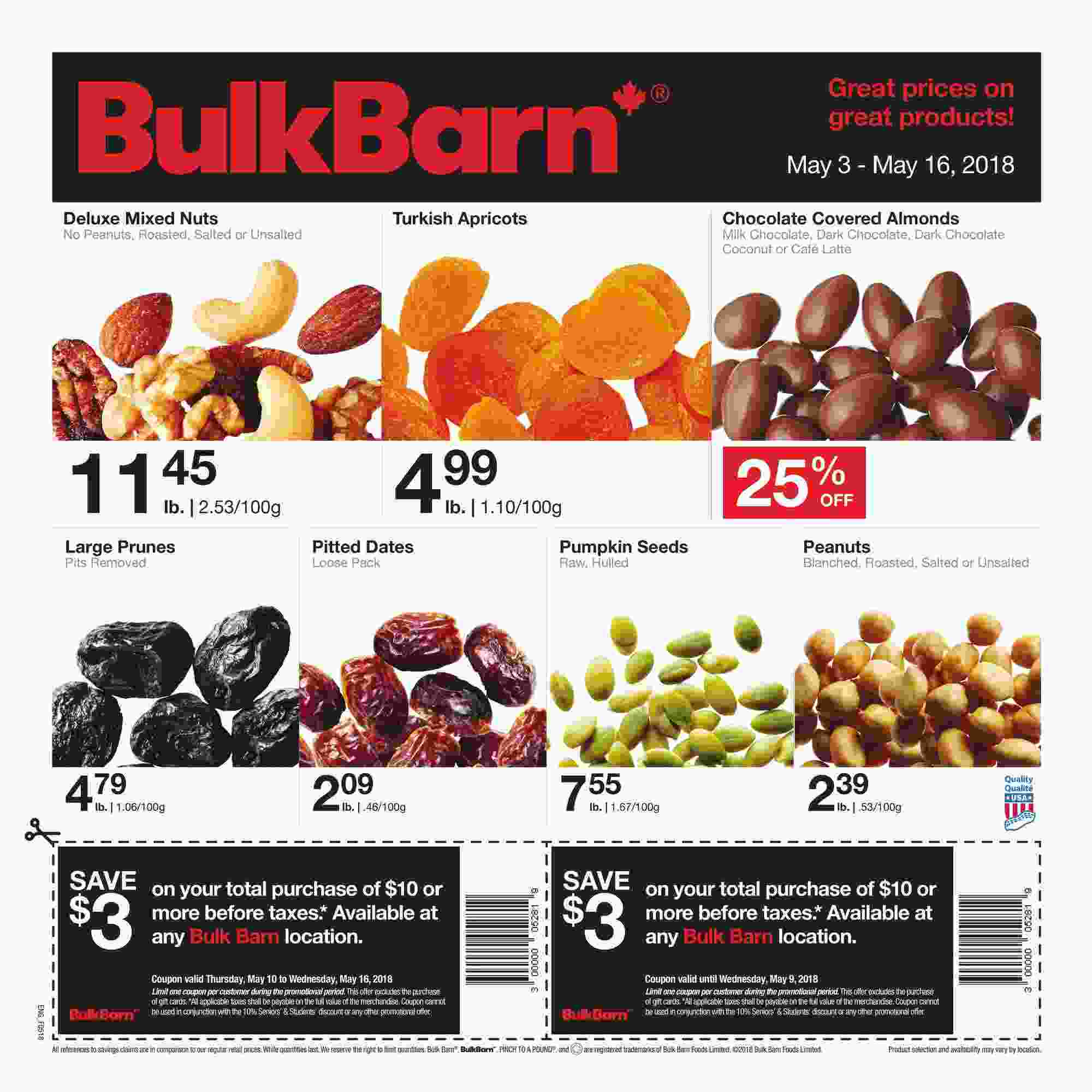 Bulk Barn Flyer On May 3 16 2018