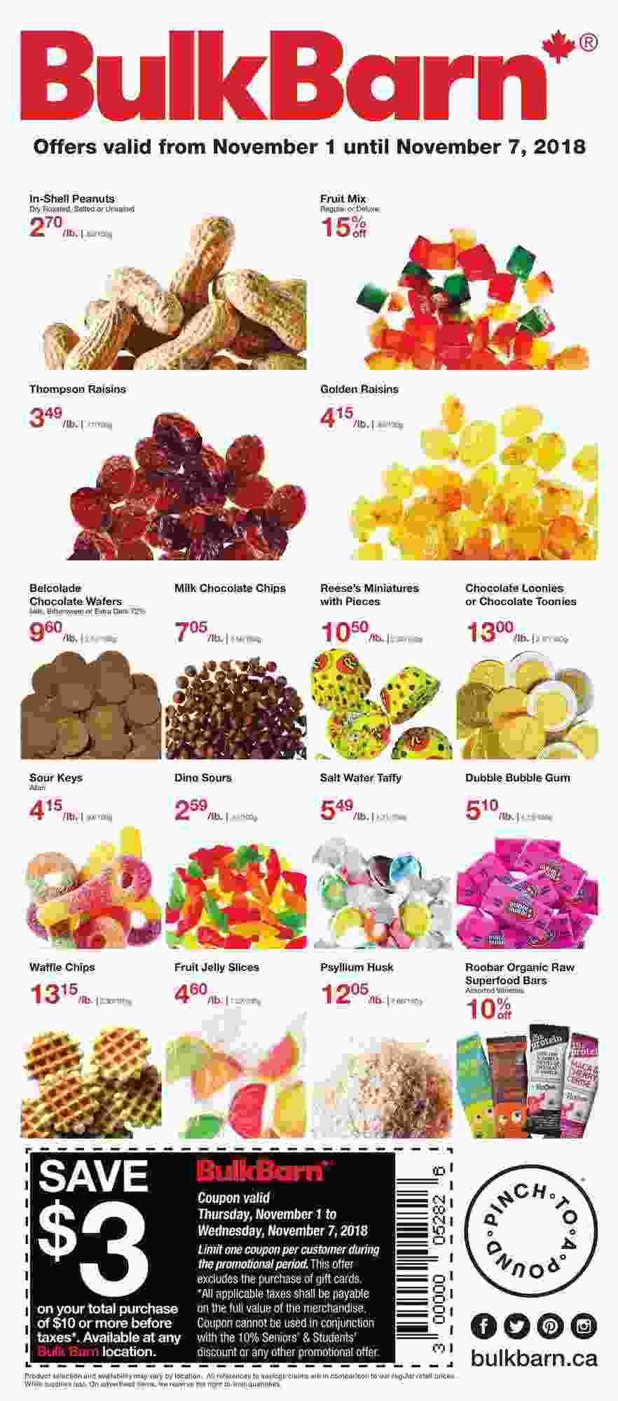 Bulk Barn Flyer On November 1 7 2018