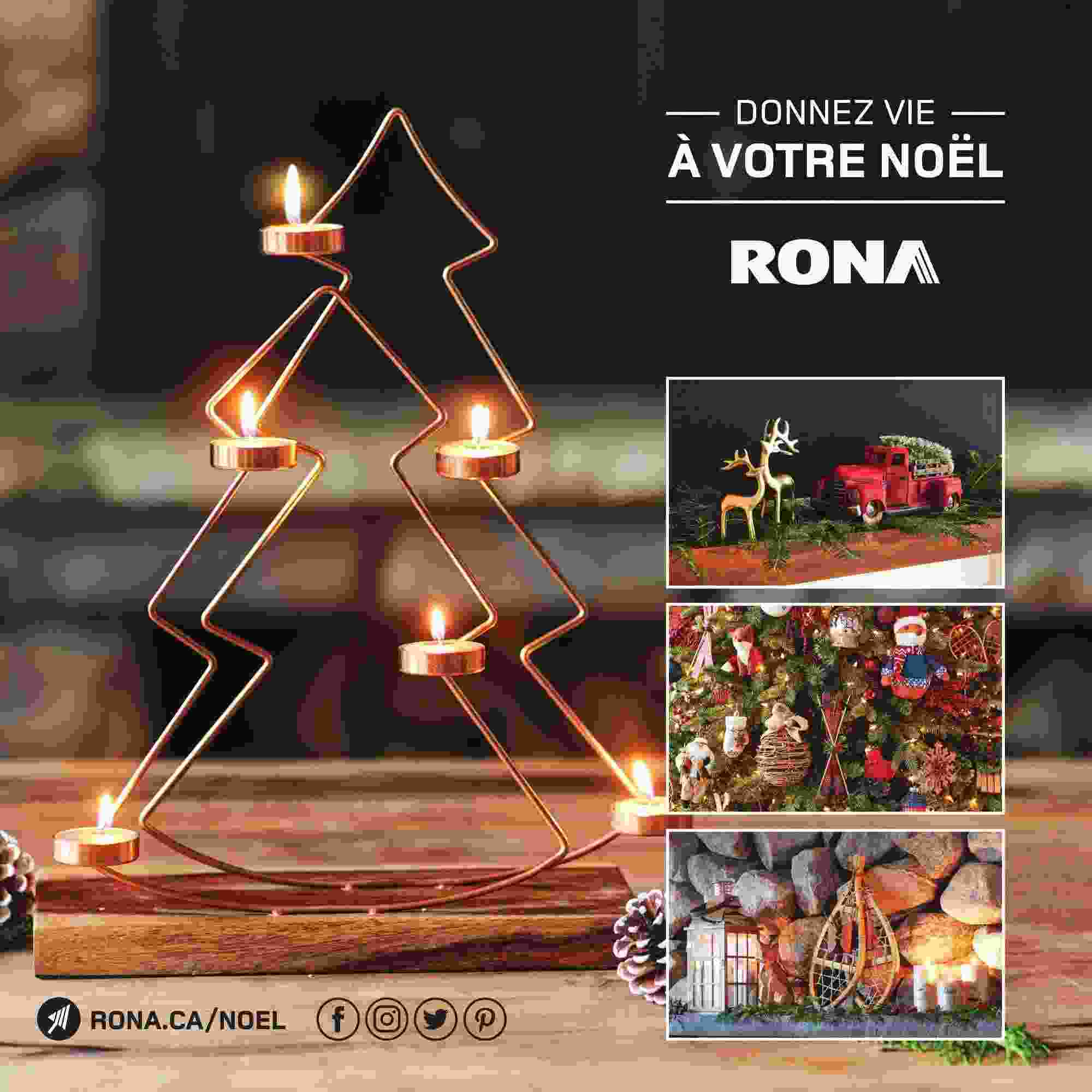 Circulaire Rona Donnez Vie à Votre Noël Octobre 10