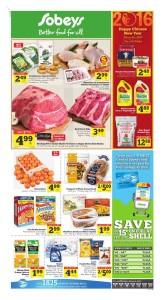 Sobeys Weekly Flyer 12 Jan 2016