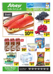 Sobeys Weekly Flyer 18 Jan 2016