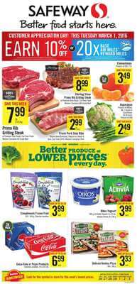 Safeway Weekly Flyer 26 Feb 2016