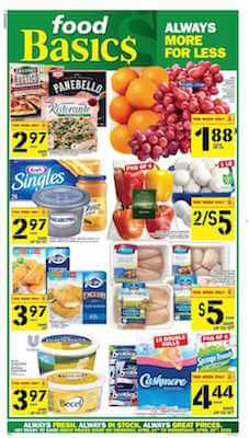 Food Basics Weekly Flyer 14 Apr 2016