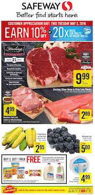 Safeway Weekly Flyer 29 Apr 2016