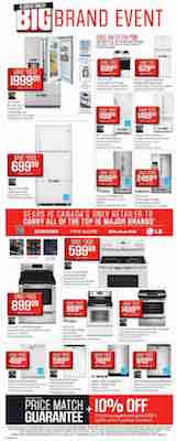 Sears Flyer Home Appliances May 2016