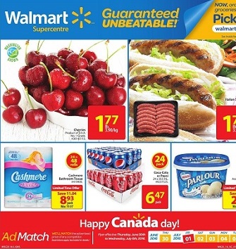 Walmart Flyer June 30 - July 6 2016