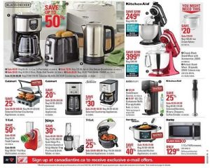 Canadian Tire Flyer July 11 2016 Kitchen Appliances