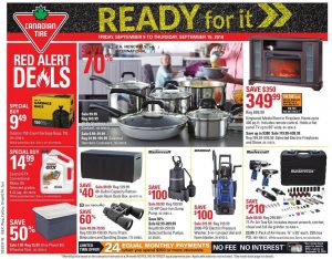 Canadian Tire Flyer September 10 2016