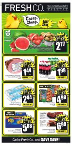 FreshCo Flyer Healthy Deals 9 Aug 2017