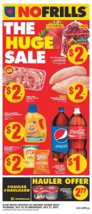 No Frills Flyer Huge Sale 28 Jul 2019