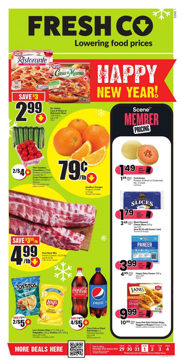 FreshCo Flyer Special Offers 3 Jan 2023 GOOD OFFERS