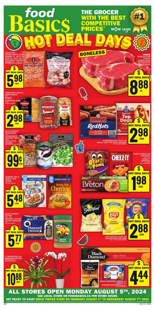  Food Basics Flyer Weekly Sale 3 Aug 2024