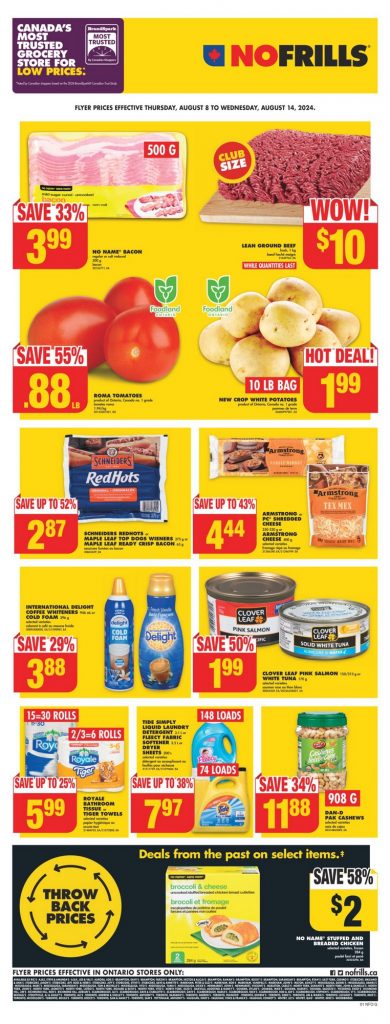 No Frills Flyer Special Deals 14 Aug 2024