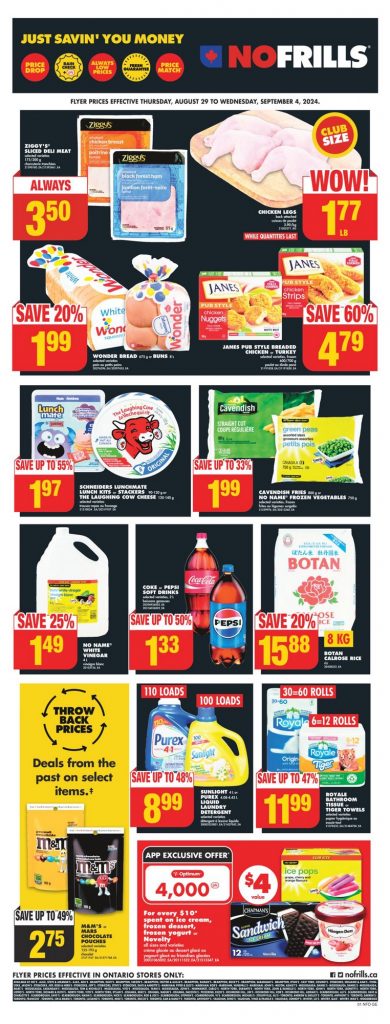 No Frills Flyer Special Deals 28 Aug 2024