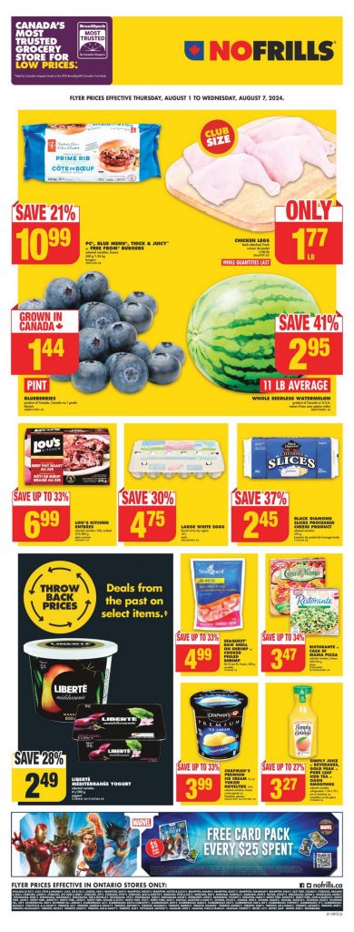 No Frills Flyer Special Deals 4 Aug 2024