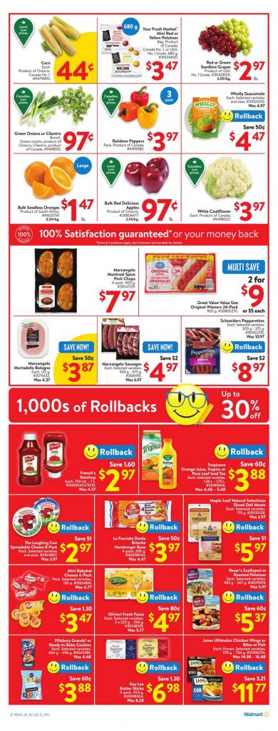 Walmart Flyer Weekly Coupon Sales 23 Aug 2024 