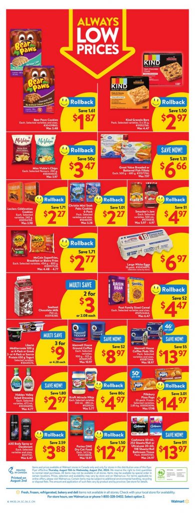 Walmart Flyer Weekly Deals 20 Aug 2024