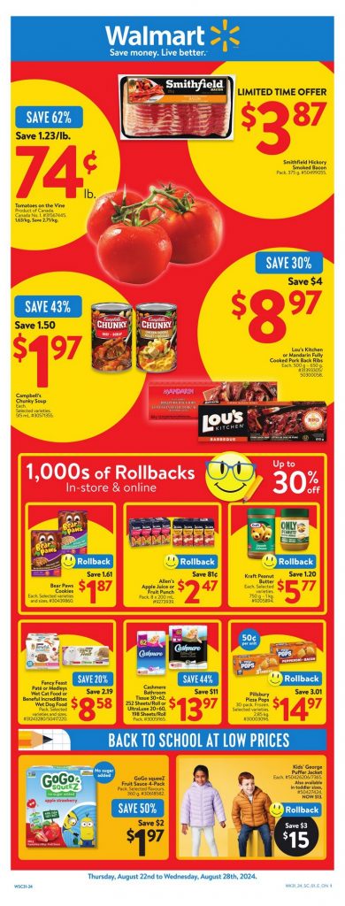 Walmart Flyer Weekly Sales 21 Aug 2024