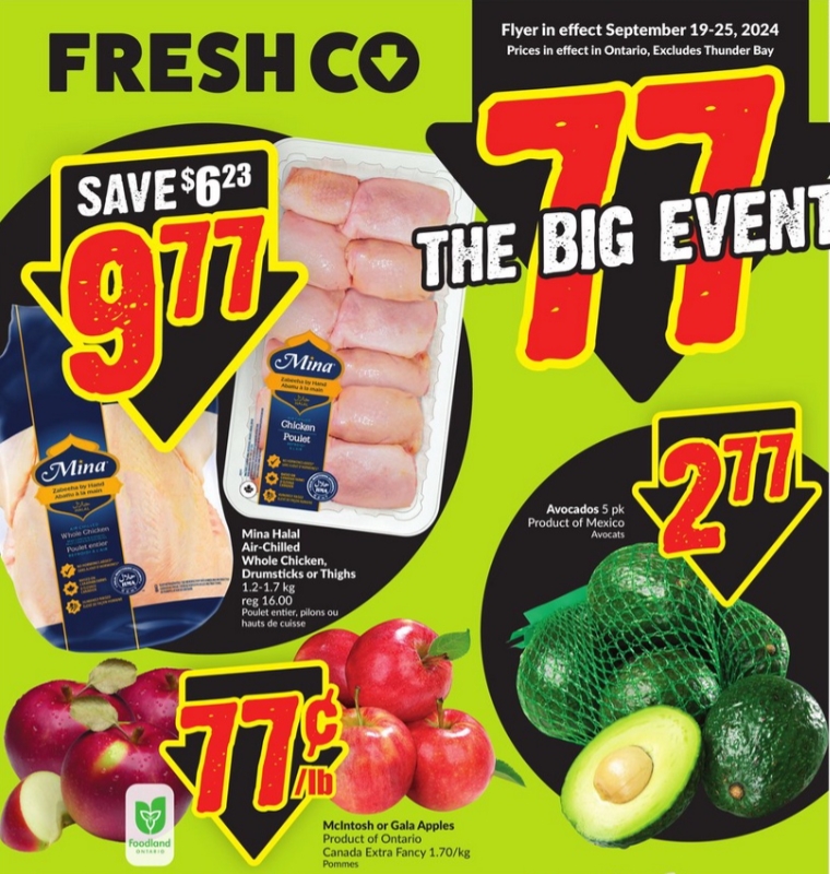 FreshCo Flyer Special Deals 22 Sept 2024