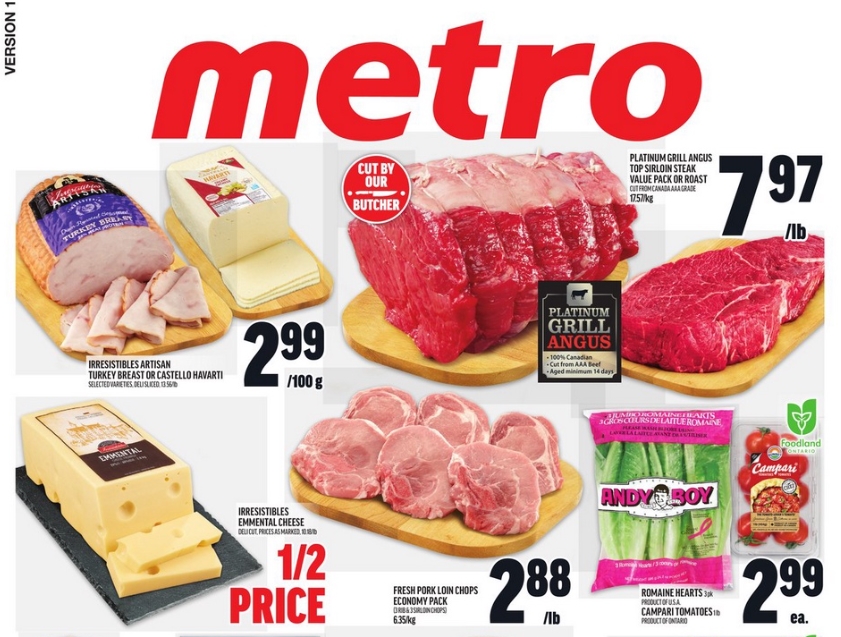 Metro Flyer Coupon Deals 25 Sept 2024