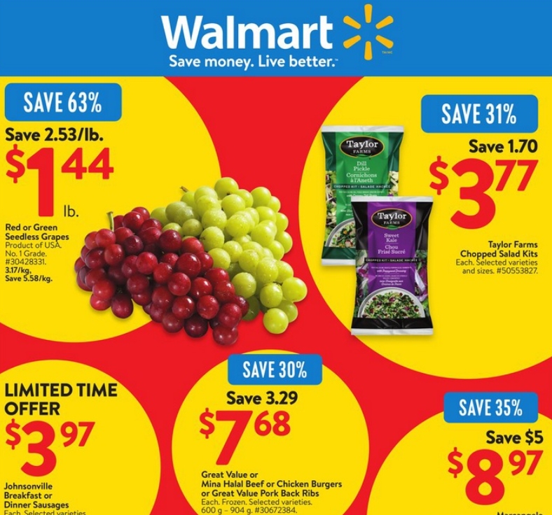 Walmart Flyer Coupon Deals 2 Sept 2024