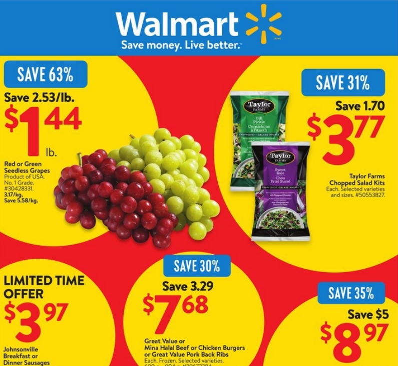 Walmart Flyer Coupon Deals 3 Sept 2024