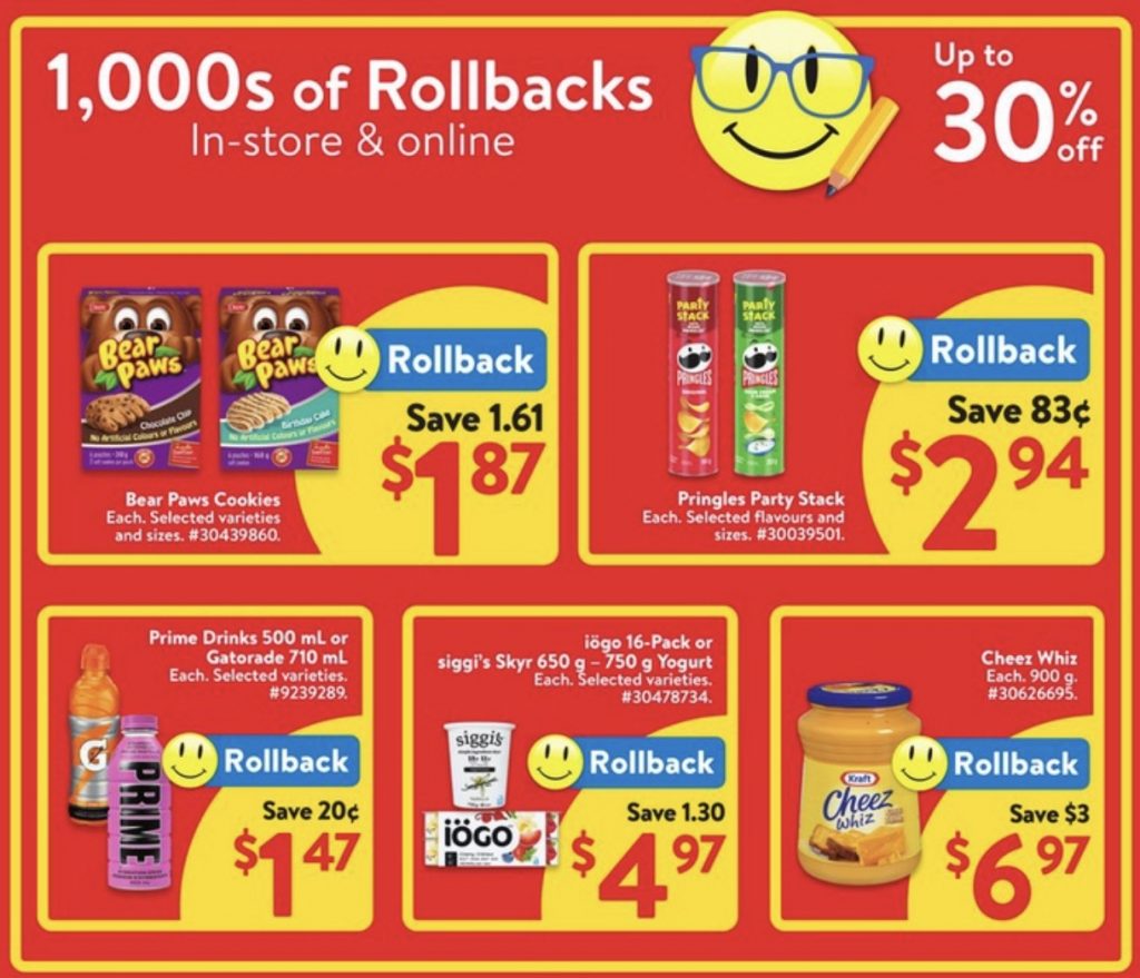 Walmart Flyer Coupon Deals 8 Sept 2024