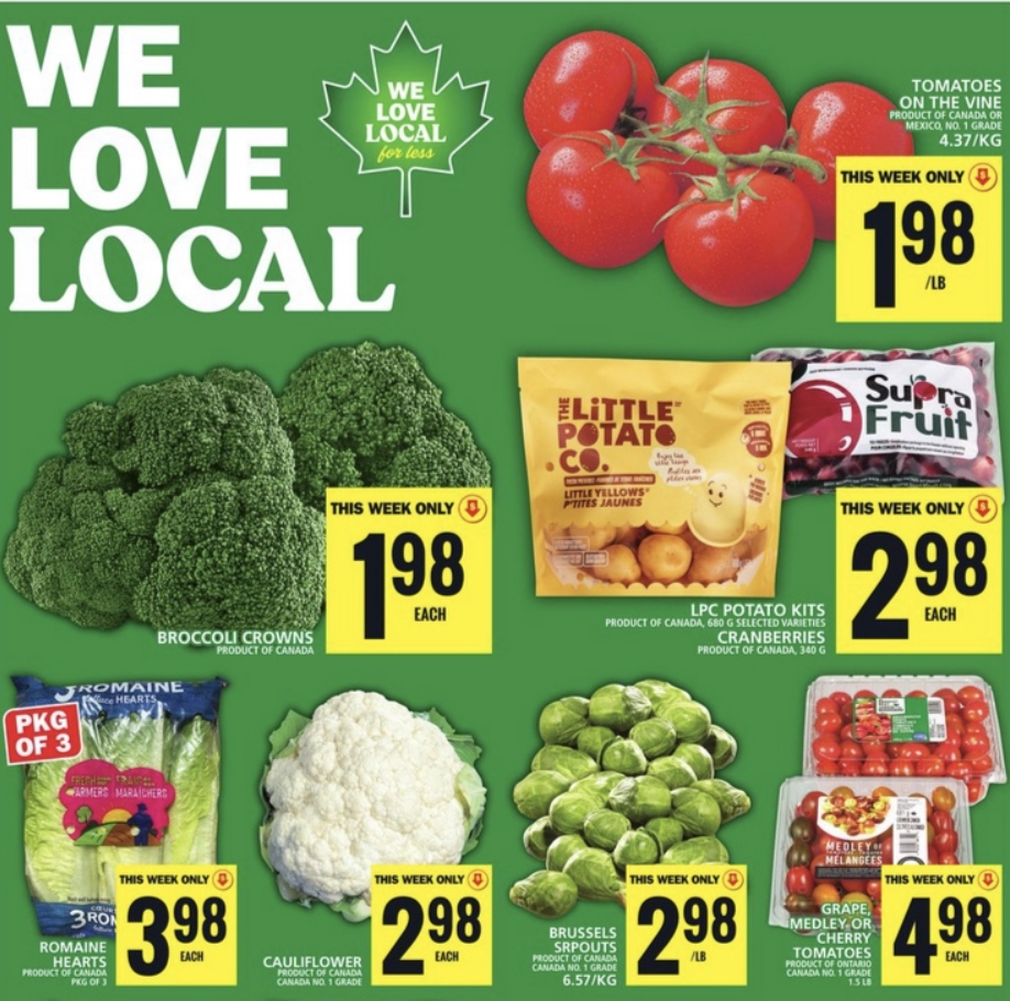 Food Basics Flyer Thanksgiving Sales 14 Oct 2024