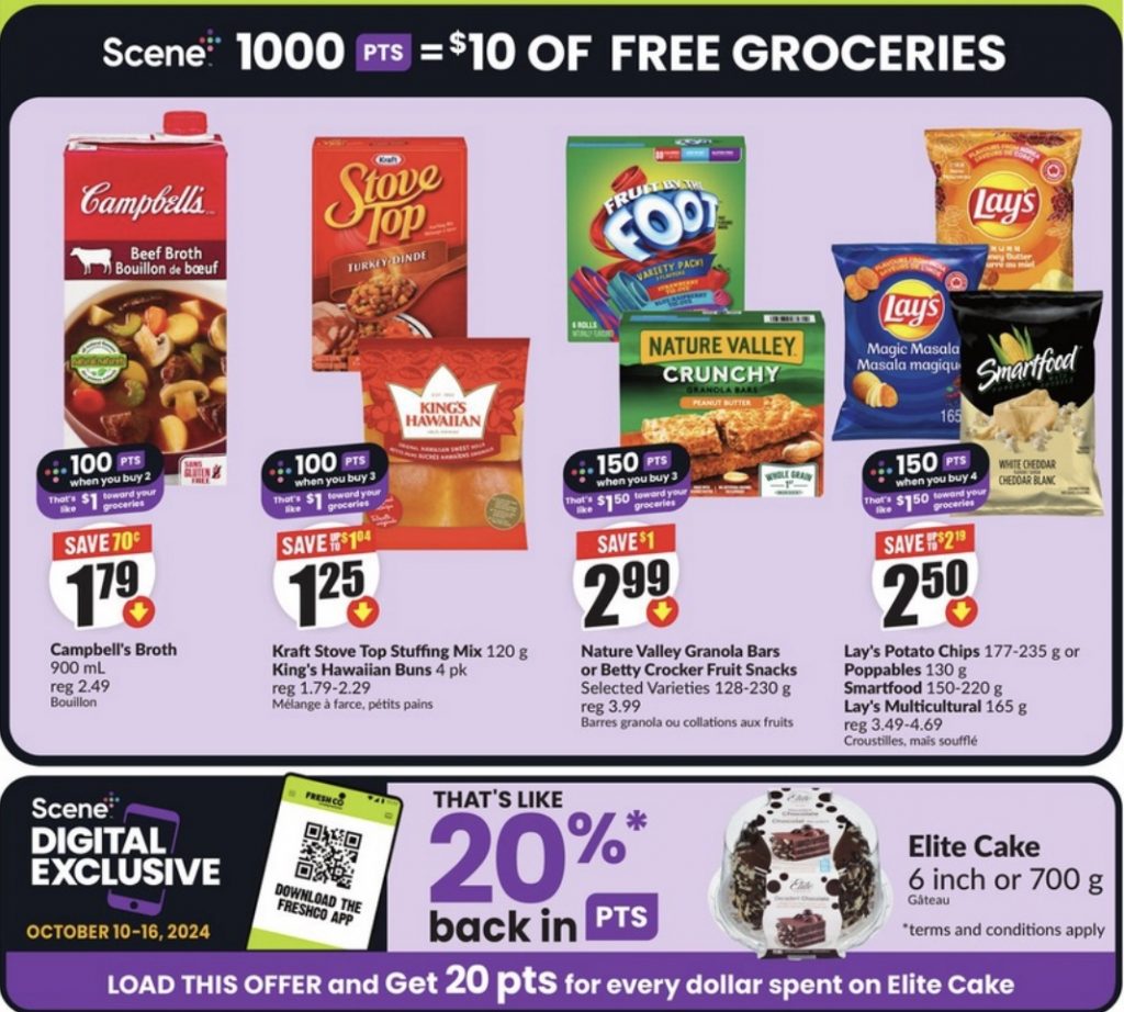 FreshCo Flyer Thanksgiving Offers 13 Oct 2024