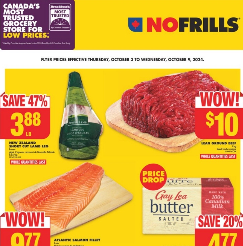 No Frills Flyer Special Deals 2 Oct 2024