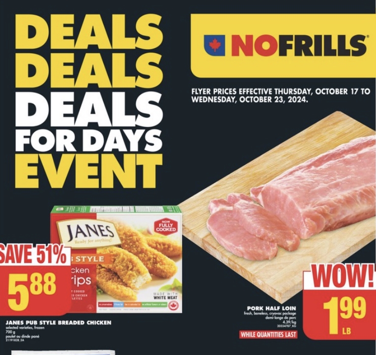 No Frills Flyer Special Offers 20 Oct 2024