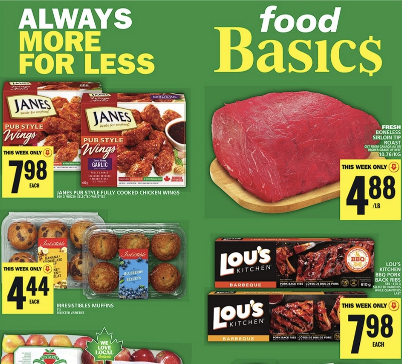 Food Basics Flyer Weekly Sales 18 Nov 2024 