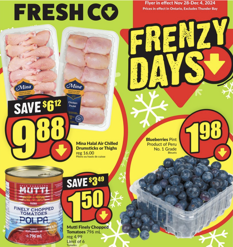 FreshCo Flyer Special Deals 27 Nov 2024