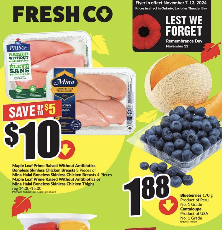 FreshCo Flyer Special Deals 6 Nov 2024 