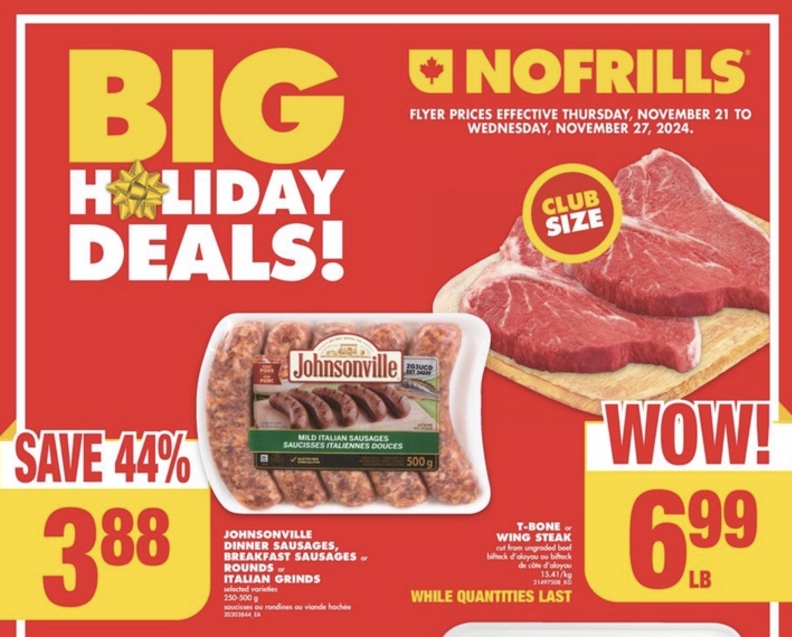 No Frills Flyer Weekly Deals 20 Nov 2024 