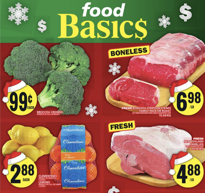 Food Basics Flyer Special Sales 22 Dec 2024