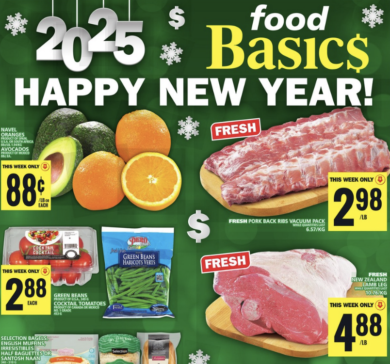 Food Basics Flyer Special Sales 31 Dec 2024