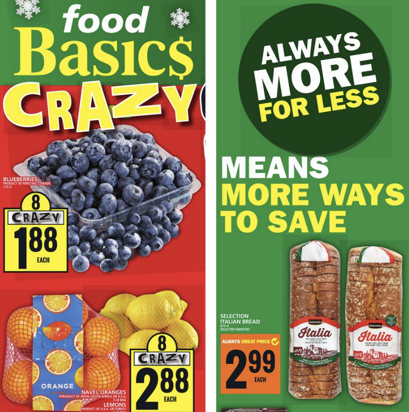 Food Basics Flyer Special Sales 7 Dec 2024