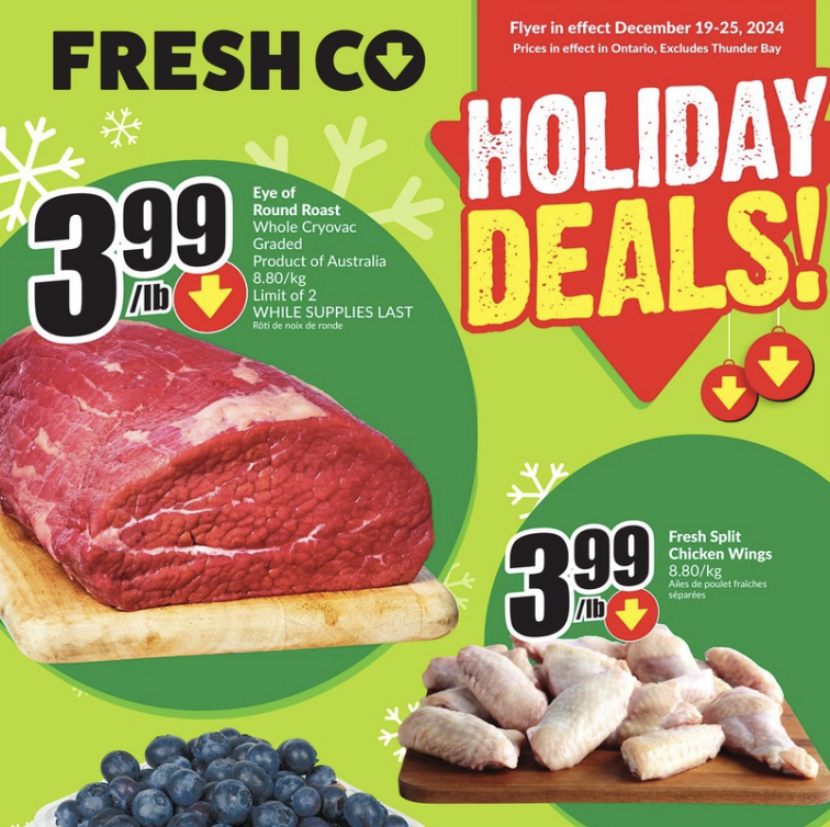 FreshCo Flyer Special Offers 22 Dec 2024