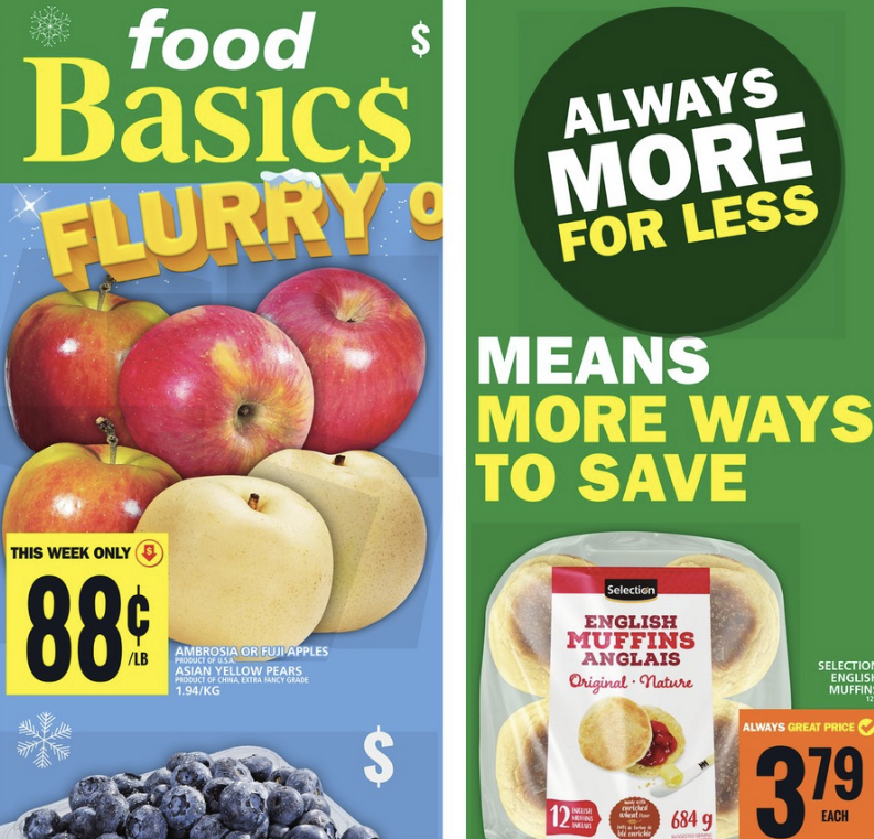 Food Basics Flyer Special Coupons 1 Jan 2025