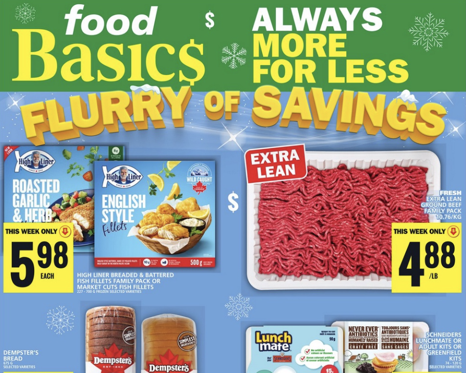 Food Basics Flyer Weekly Coupons 6 Jan 2025