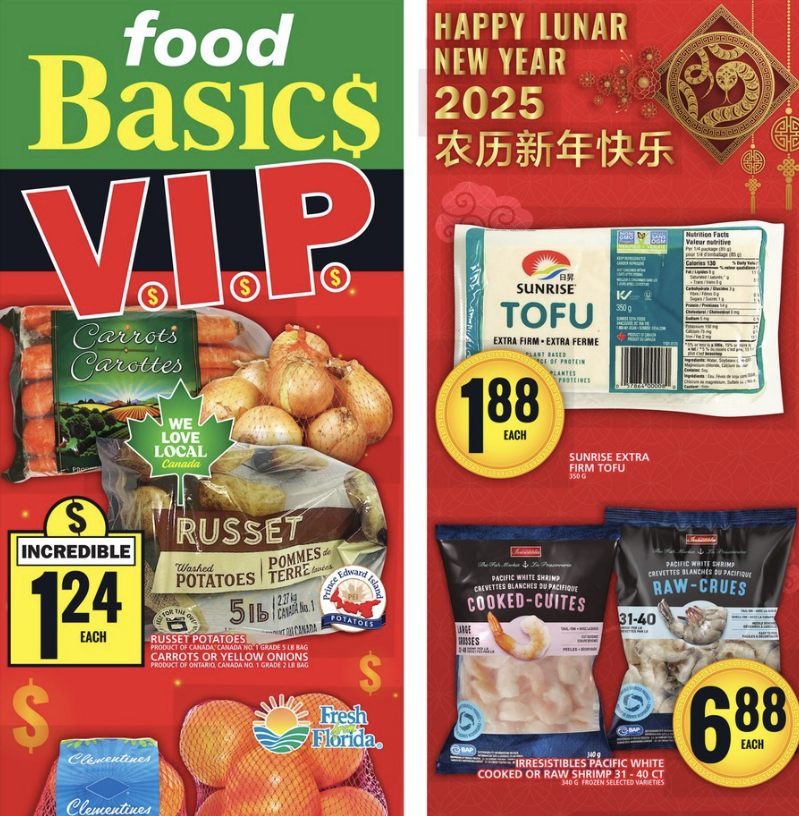 Food Basics Flyer Weekly Sales 12 Jan 2025 